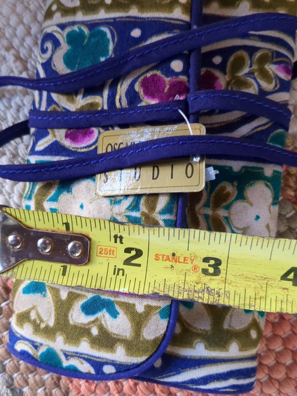 🌸 Vintage Jewelry Makeup Folding Travel Bag - Picture 10 of 11